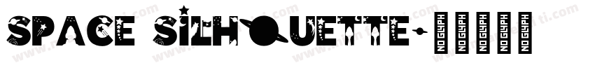 Space Silhouette字体转换